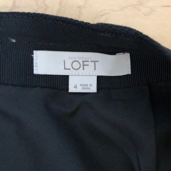 Loft black wrap skirt - Picture 3 of 3